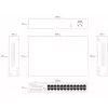 Unmanaged Switch Lanview LVN-1U-24PORT-1G — 24-port full Gigabit rackmount