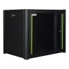 Wall mounted rack LOGON RWP09U56BL 9U Black Key lock
