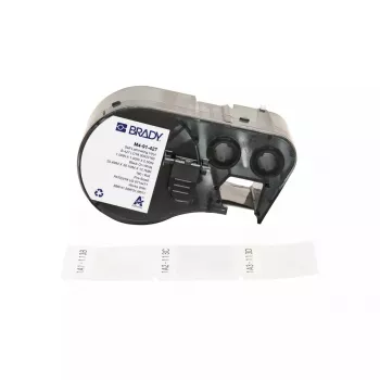 Self-adhesive printer label Brady M4-91-427 Black White Vinyl 2.54x3.81cm