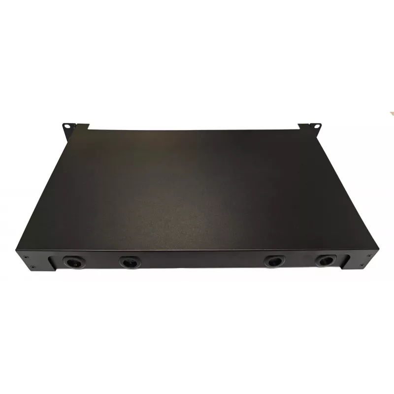 Lanview LVO-101010 fiber optic sliding panel ODF, LC SM OS2, 12 cores, 1U