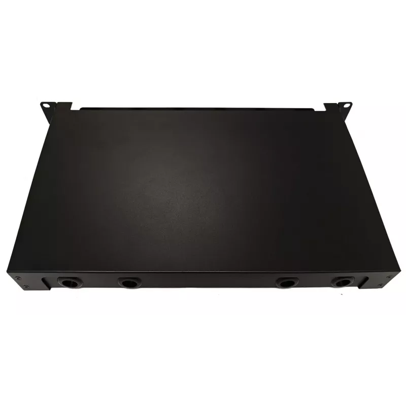 Lanview LVO-101020 fiber optic sliding panel ODF, LC SM OS2, 48 cores, 1U
