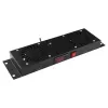 Fan panel LOGON RAF205BL 2 fans Black 490x135x45mm