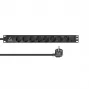 Lanview LVR-2MSCH-LIC-SCH8 power distribution unit (PDU) 8 AC outlet(s) 1U Black