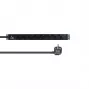 Lanview LVR-3MSCH-LIC-SCH8 power distribution unit (PDU) 8 AC outlet(s) 1U Black