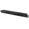Lanview LVR-3MIEC-AMP-10C13 power distribution unit (PDU) 10 AC outlet(s) 1U Black
