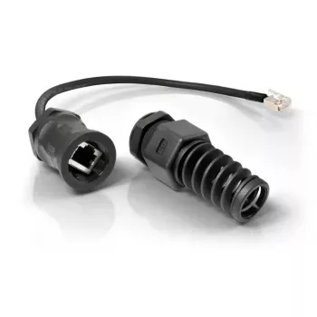 Networking cable QuWireless QRJ45 RJ-45 RJ-45 0.16 m Black