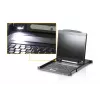 Rack console 19 inch ATEN CL3000N, 48.3 cm LCD 1280×1024, VGA, USB/PS/2 keyboard & mouse, 1U, aluminium black