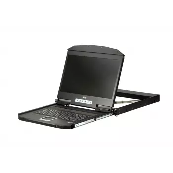 ATEN CL3700NW rack console 47 cm (18.5 inch) 1920 x 1080 pixels Metal, Plastic Black 1U