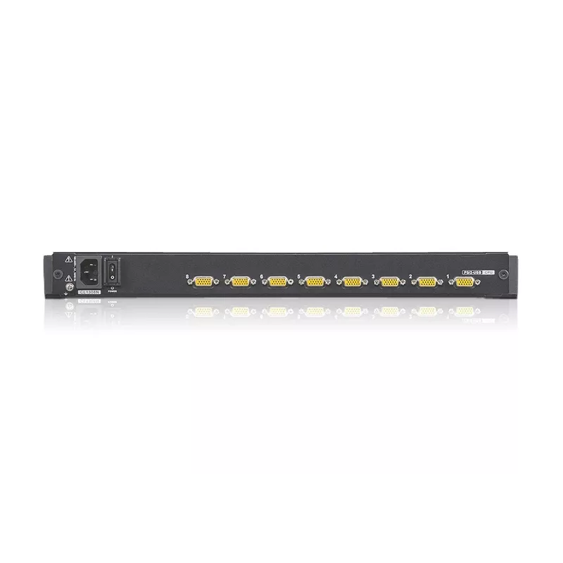 ATEN CL1308N rack console 48.3 cm (19 inch) 1280 x 1024 pixels Metal, Plastic Black 1U