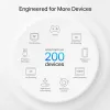 TP-Link AXE11000 Whole Home Mesh Wi-Fi 6E System, White, Internal, Mesh system, 600 m², Tri-band (2.4 GHz / 5 GHz / 6 GHz), Wi-Fi 6E (802.11ax)