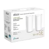 TP-Link AXE11000 Whole Home Mesh Wi-Fi 6E System, White, Internal, Mesh system, 600 m², Tri-band (2.4 GHz / 5 GHz / 6 GHz), Wi-Fi 6E (802.11ax)