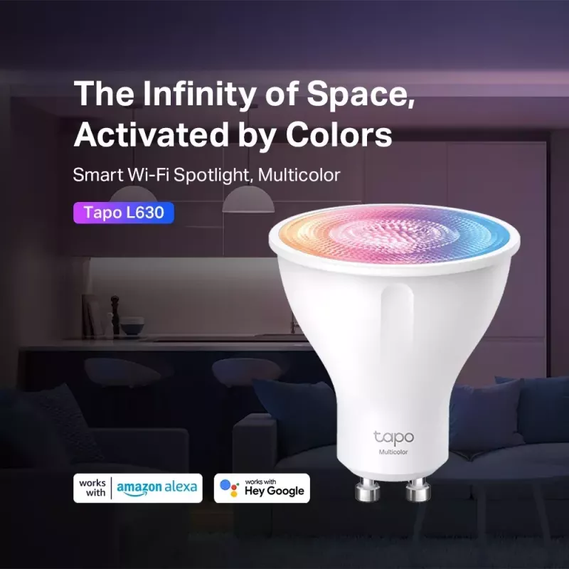 Smart bulb TP-Link Tapo L630 Multicolor Wi-Fi 3.7W 4-pack
