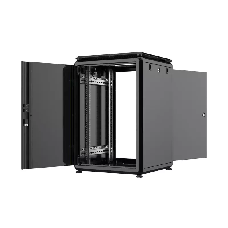 Rack Cabinet Lanview RDL16U66BL 16U Black 600 kg IP20