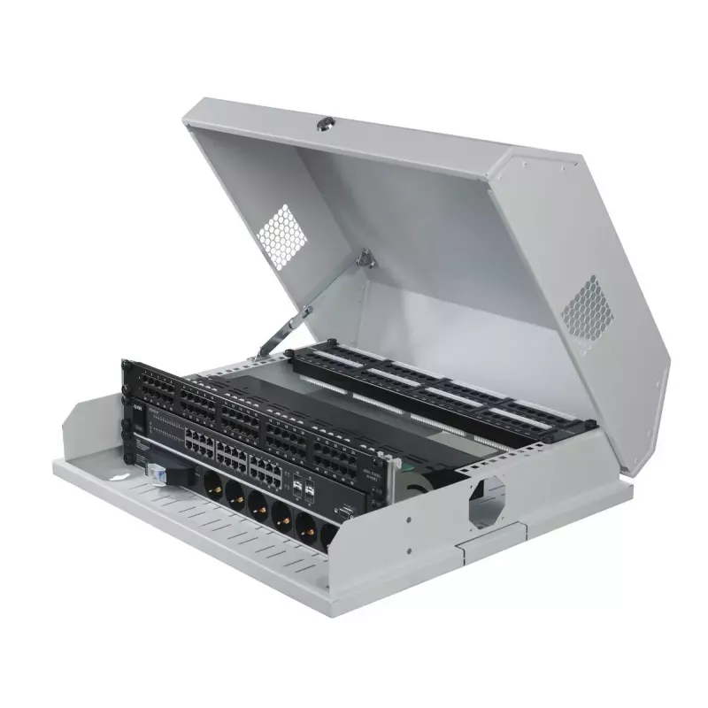 Wall mounted rack Lanview RWSLMWH 8U IP20 White