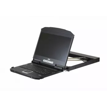 ATEN CL3800NW rack console 47 cm (18.5 inch) 1920 x 1080 pixels Metal, Plastic Black 1U