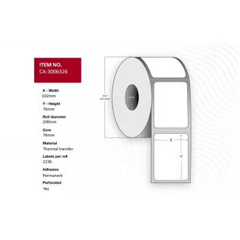 Printer label Capture CA-3006326 Capture CA-3006326