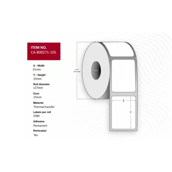 Printer label Capture CA-800271-105 high quality durable