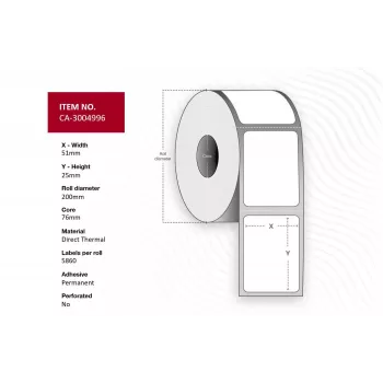 Printer label Capture CA-3004996 Capture CA-3004996