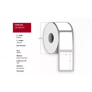 Capture CA-LB5157 printer label