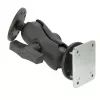 Mounting base RAM Mounts RAM-101-B-225B2U Black 521g