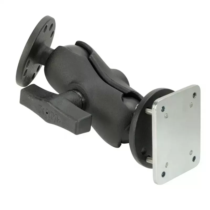 Mounting base RAM Mounts RAM-101-B-225B2U Black 521g