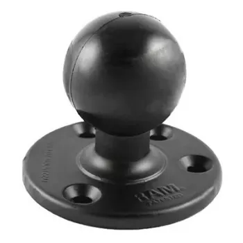 Large Round Plate with Ball RAM Mounts RAM-D-202U, black, 322 g, durable mounting plate