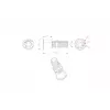 VivoLink VLDG24L-B desk cable grommet, black, large, up to 55 mm