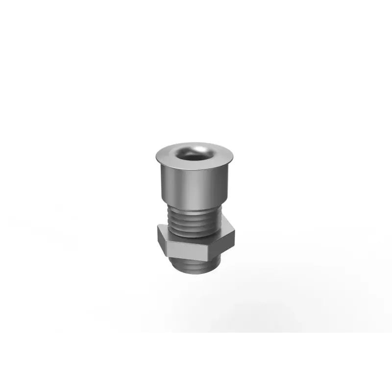 Vivolink VLDG22 desk cable grommet, 22 mm, black/aluminium