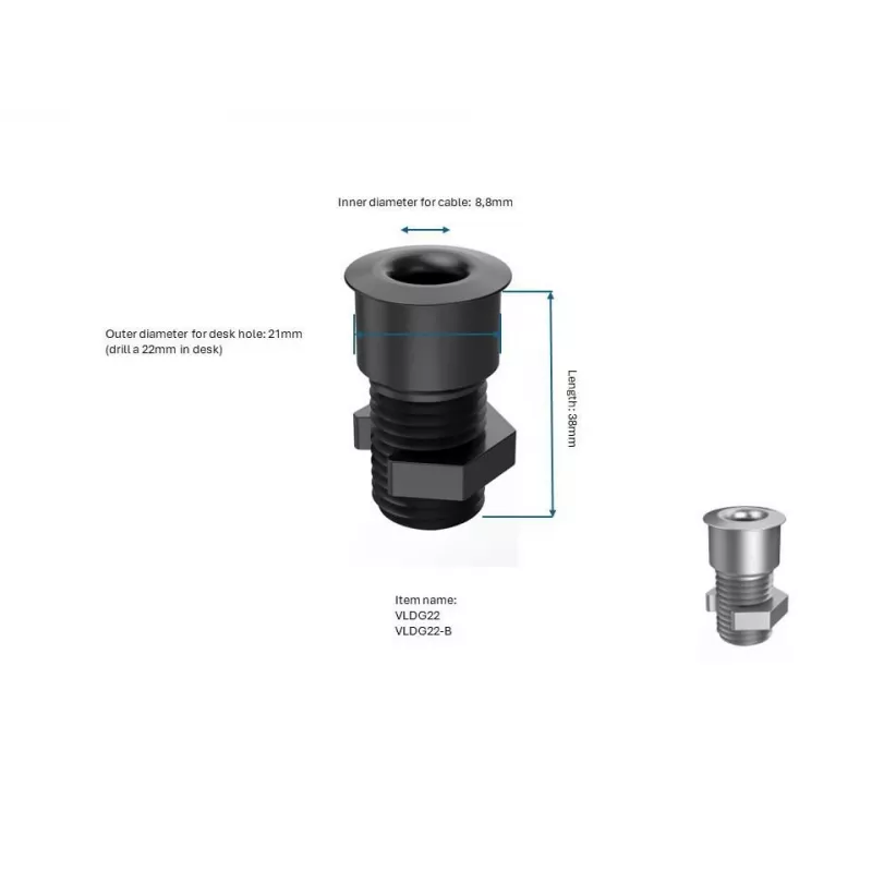 Tripod Accessory Vivolink VLDG22-B Black 67mm Width 31mm Depth 24mm Height