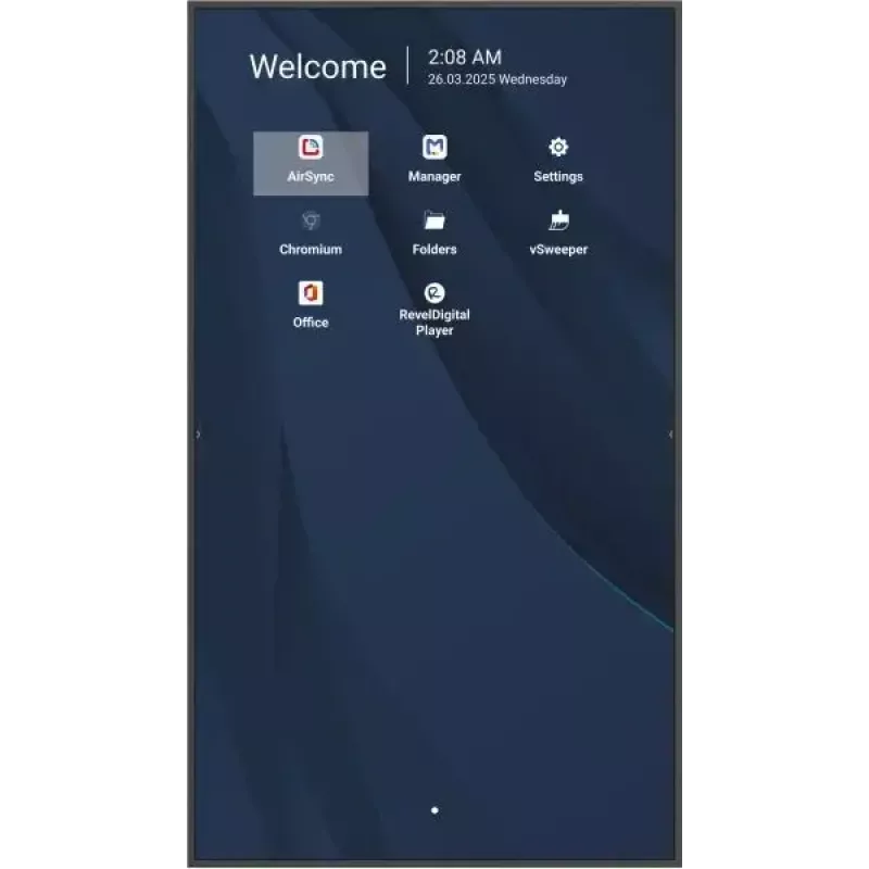 Commercial 86 inch 4K LCD Display VIEWSONIC CDE8614-2C, 3840x2160, 500 cd/m², Android 14, Wi‑Fi, 24/7