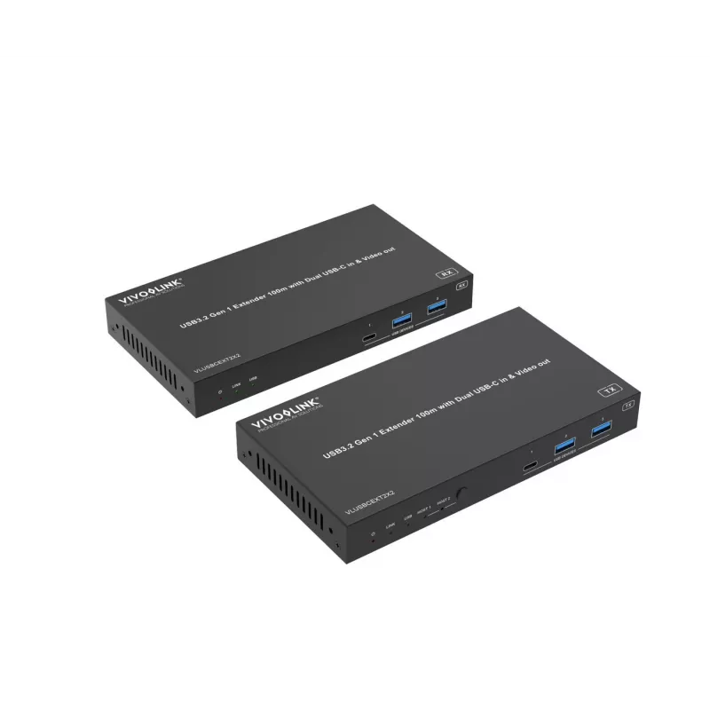 KVM extender Vivolink VLUSBCEXT2X2 USB 2.0 1920x1200 150m