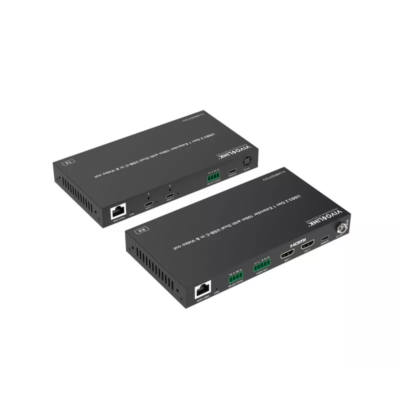KVM extender Vivolink VLUSBCEXT2X2 USB 2.0 1920x1200 150m