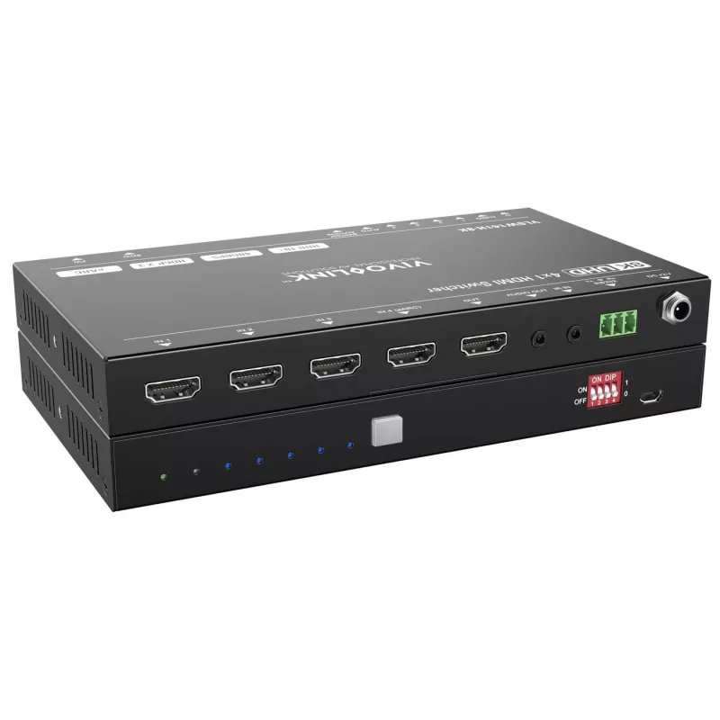 HDMI switcher VivoLink VLSW141H-8K 4x1 — 8K@60Hz input selector for four HDMI sources