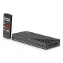 AV receiver Lindy 4x1 4K60 HDMI Seamless Multiview Switch, 3840x2160@60Hz, 12V 2.5A, black