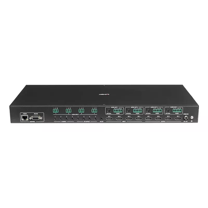 AV matrix switcher Lindy 4x4 HDMI 4K60 3840x2160 18 Gbit/s