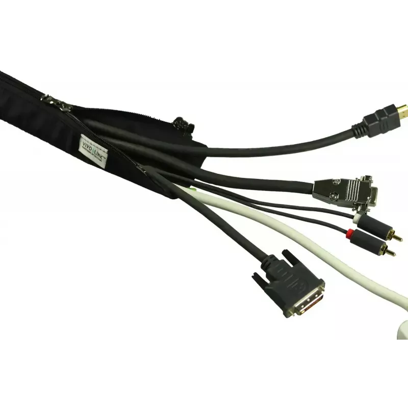 Vivolink PROZIPSLEEVE2.5 cable sleeve Black
