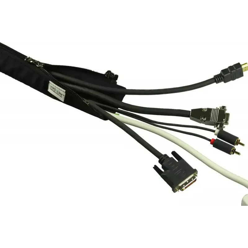 Vivolink PROZIPSLEEVE2.5 cable sleeve Black