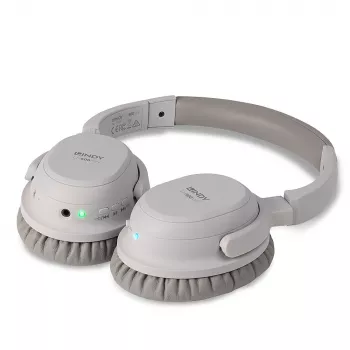 Lindy LH500XW Headset Wired & Wireless Head-band Calls/Music Micro-USB Bluetooth Grey