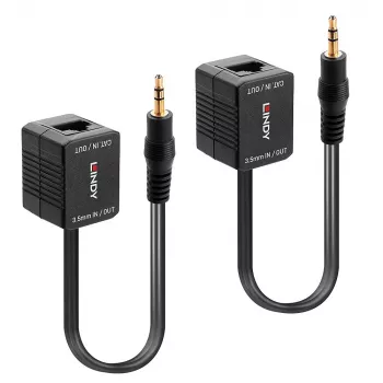 AV transmitter & receiver Lindy 500m Cat.6 3.5mm Analogue Audio Extender
