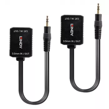 AV transmitter & receiver Lindy 500m Cat.6 3.5mm Analogue Audio Extender