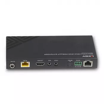 AV receiver Lindy 100m Cat.6 HDMI 4K60 Audio IR RS-232 HDBaseT Receiver