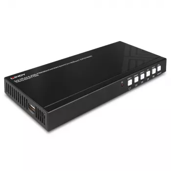 AV transmitter Lindy 5 Port Seamless Presentation Switch HDBaseT Extender 3840 x 2160 pixels