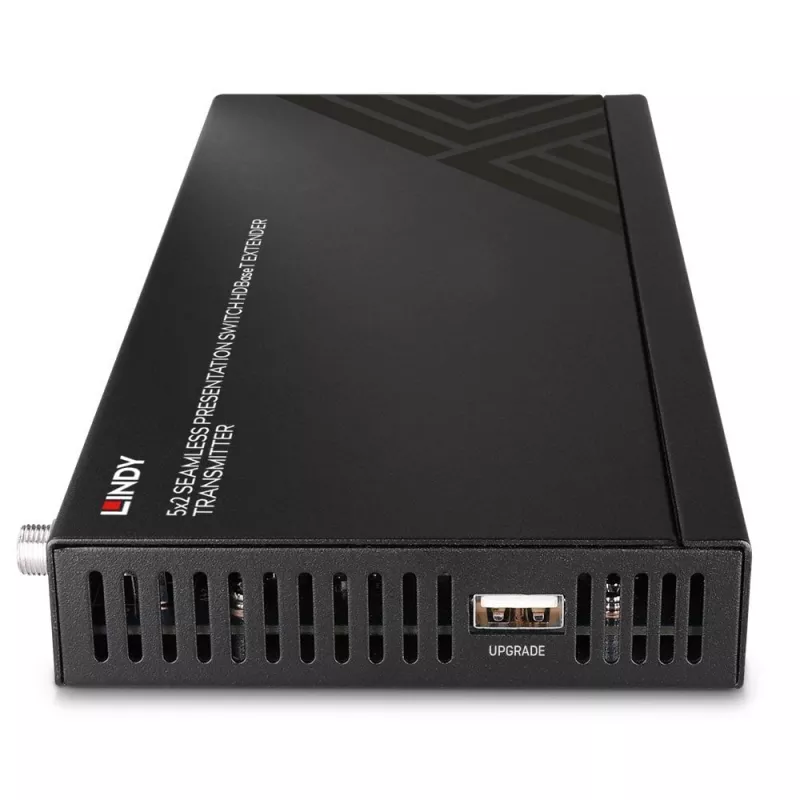 AV transmitter Lindy 5 Port Seamless Presentation Switch HDBaseT Extender 3840 x 2160 pixels