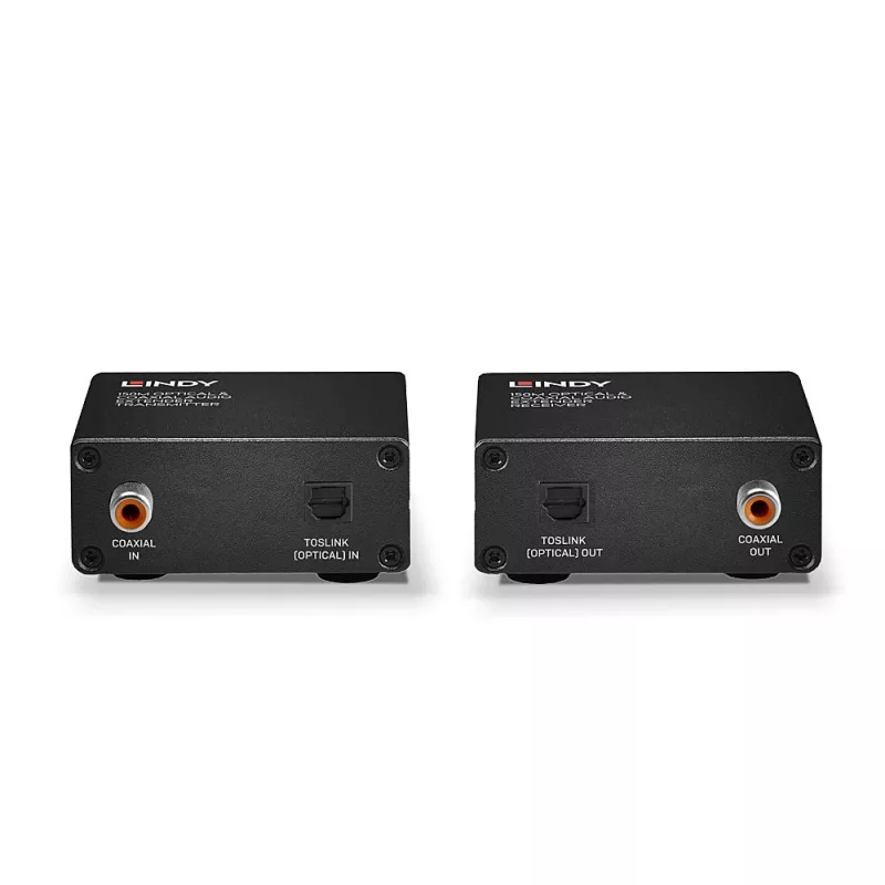 AV transmitter & receiver Lindy 150m Cat.6 TosLink and Coaxial Digital Audio Extender