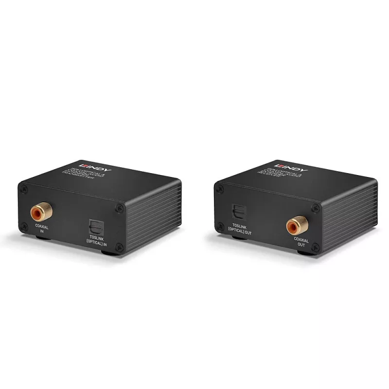 AV transmitter & receiver Lindy 150m Cat.6 TosLink and Coaxial Digital Audio Extender