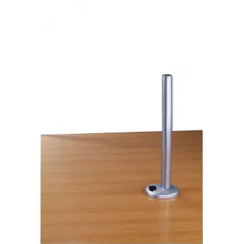Lindy 450mm Desk Grommet Clamp Pole, Silver