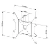 Vivolink VLMW1337 TV mount/stand 94 cm (37 inch) Black