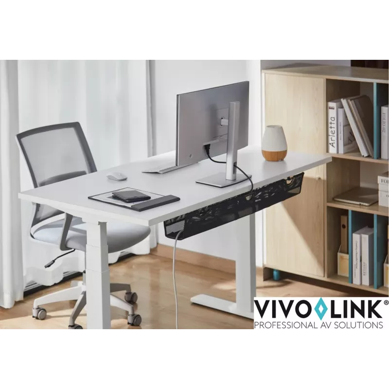 Cable management Vivolink VLUDCM914 Steel Black 914mm