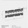 Cable management Vivolink VLUDCM914 Steel Black 914mm