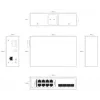 Network switch Ernitec ELECTRA-IM08-1GB 8 ports 1GB Ethernet